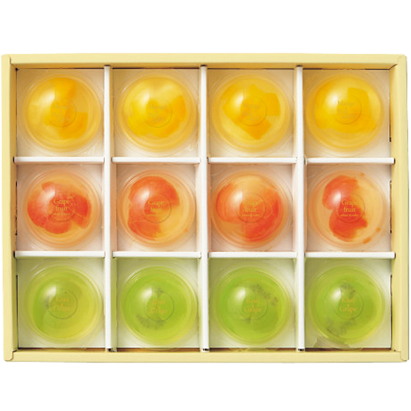 ザ・スウィーツ フルフルフルーツゼリー(12個)【夏の贈りもの・お中元】　商品画像2