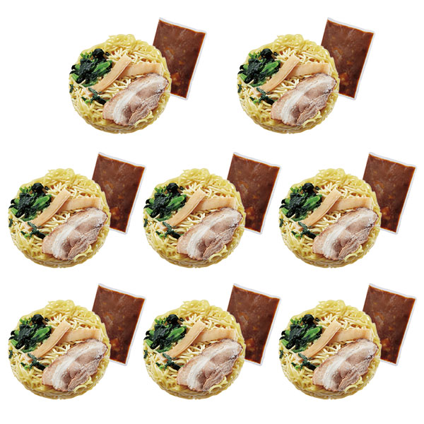 具付き豚骨醤油ラーメン 8食(L6741)【サクワ】　商品画像3
