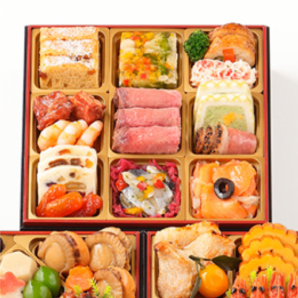 東京正直屋 和洋おせち三段重 慶正【3人前・48品目】【イオンのおせち】　商品画像3