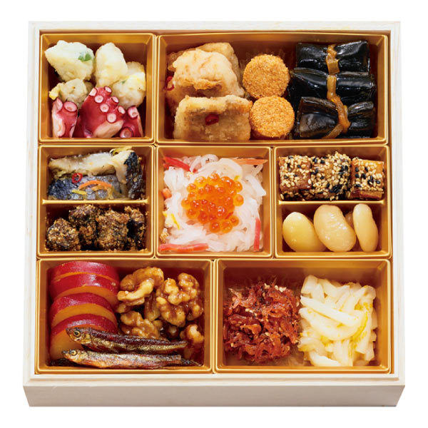 京都 むろまち加地 和風三段重「宝扇」【4〜5人前・51品目】【イオンのおせち】　商品画像3