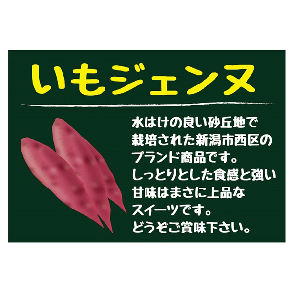 新潟県産 さつまいも(芋ジェンヌ)4.8kg箱 2Lサイズ【お届け期間 12／1〜12／25】【ふるさとの味・北陸信越】　商品画像3