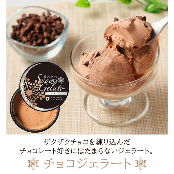 丸市岡田商店 北海道雪ジェラート 6種12個セット (バニラ2個・ピスタチオ2個・チョコ2個・赤肉メロン2個・いちご2個・とうきび2個)【おいしいお取り寄せ】　商品画像3