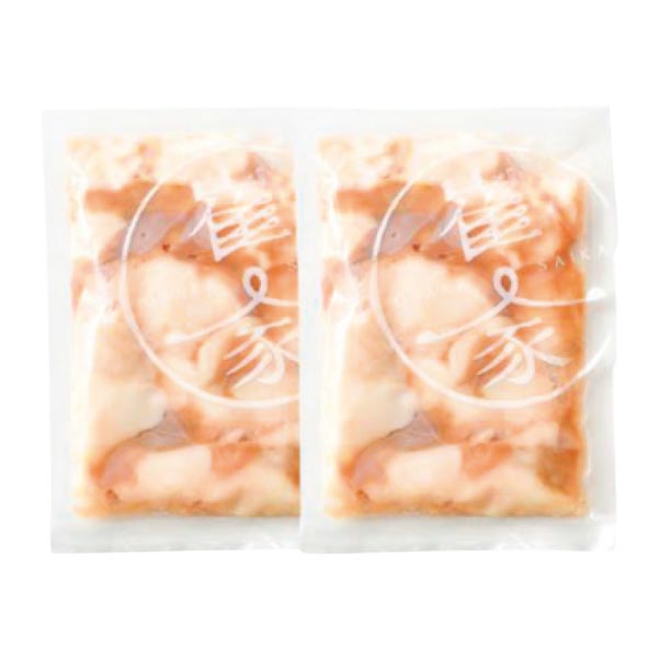 大阪府 崔家の健美鍋 国産牛もつ鍋 KM-37 牛もつ(国産)150g×2、鍋スープ(2倍希釈)400g、中華麺(国産)150g×2、すりごま3g【NN】　商品画像3