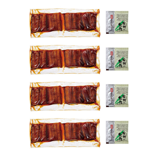 九州産うなぎ蒲焼 60g×4袋(L7499)【サクワ】【直送】　商品画像3