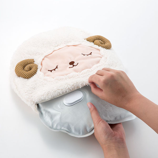蓄熱式エコ湯たんぽ「ぬくぬく」アニマル ヒツジ [EWT-2144HJ]【雑貨】　商品画像3