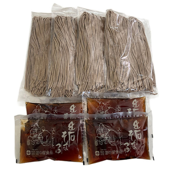 兵庫 田中屋 出石そば ST-630めん160g×4、つゆ100ml×4【春の贈りもの】【NN】 商品画像3