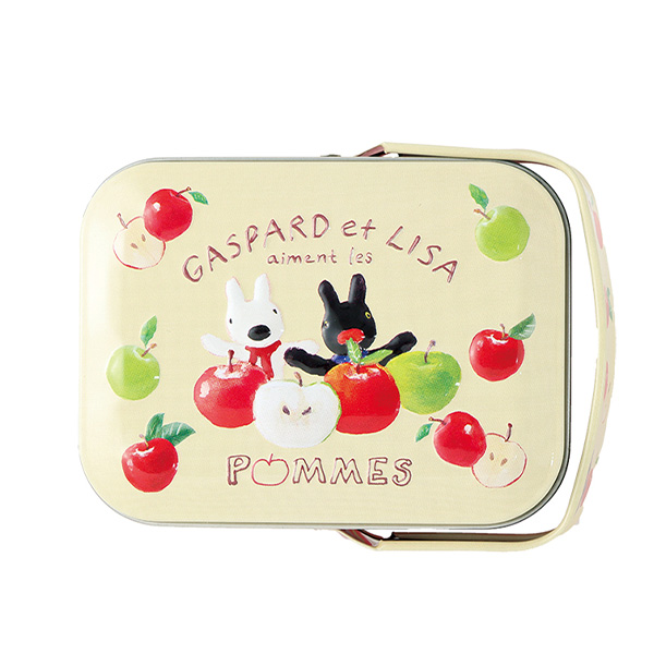 リサとガスパール リサとガスパールのみつ林檎バスケット缶【お届け期間：1月15日〜2月21日】【バレンタイン】　商品画像3