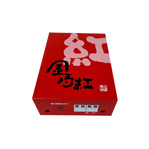 香川県産(JA香川県) 小原紅早生 金時紅 化粧箱入り 2.3kg【お届け期間：12月10日〜12月20日】【おいしいお取り寄せ】　商品画像3