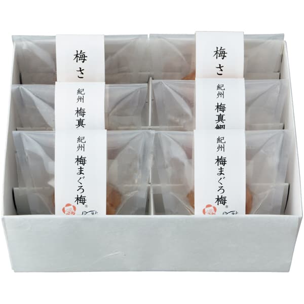 和歌山 岩谷 紀州 梅真鯛梅・梅まぐろ梅・梅さけ 詰合せ 紀州梅真鯛梅・梅まぐろ梅・梅さけ 各2【NN】　商品画像3