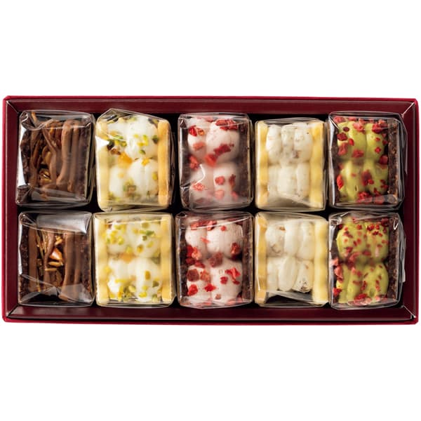 愛媛 Biscuit ameiro バターサンドBOX ピスタチオいちご・いちごミルク・チョコレートナッツ・瀬戸内レモン・ラムレーズン 各2【NN】　商品画像3