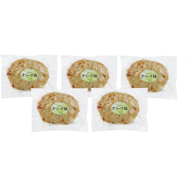 香川 焼き豚P オリーブ豚ハンバーグ5個 110g×5【NN】　商品画像3