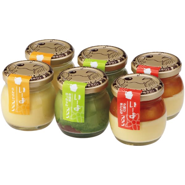 愛媛 いーよプリン いーよプリンギフト らんらんプリン85g×2、お抹茶坊っちゃんプリン85g×2、夕焼けまどんなプリン105g×2【NN】　商品画像3