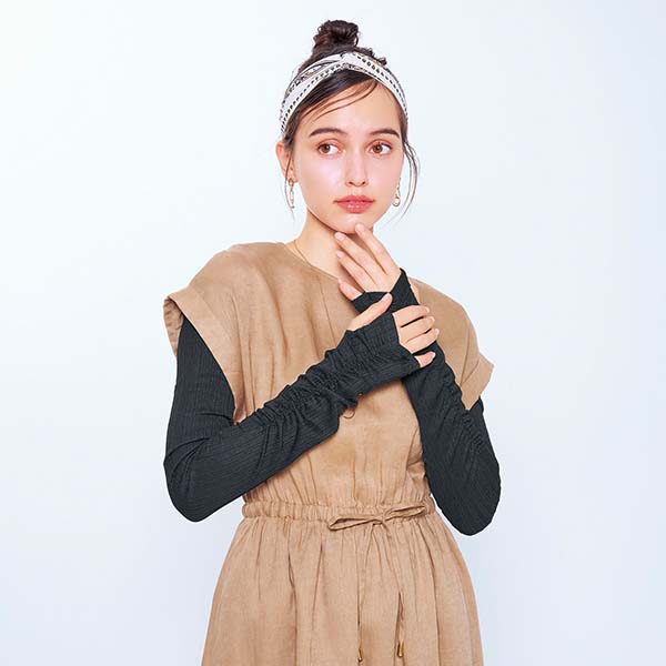 SunBlockLAB BEAUTY シャーリングアームカバー ブラック【雑貨】 商品画像3