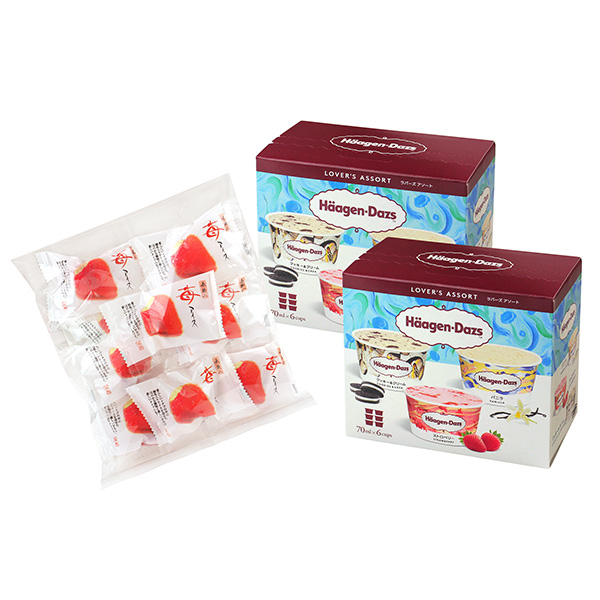 ハーゲンダッツ＆苺アイス [AH-HGRU]【おいしいお取り寄せ】　商品画像3