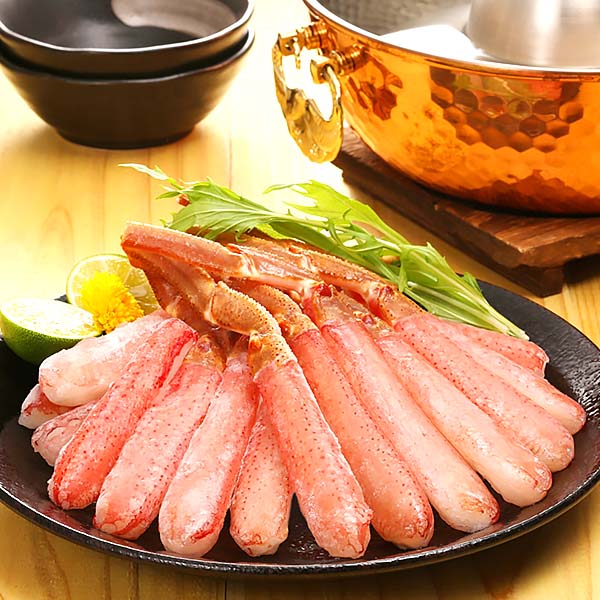 北海道えりも産 不揃い生おおずわいがに(お刺身しゃぶしゃぶ用)500g×2[1957]【北海道フェア】　商品画像3