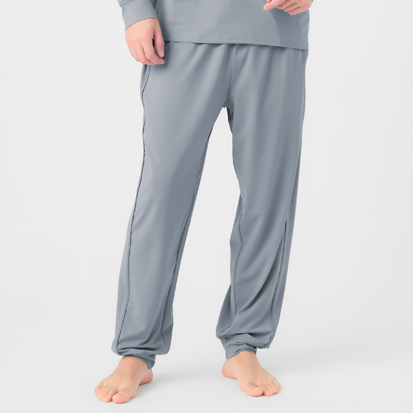 TOPVALU EXセリアント ウェア ルームウエア上下セット(ルーム長袖Tシャツ&ルームロングパンツ)ウスグレー / サイズL 【限定10点】【父の日・ソーシャル対応可】 商品画像3