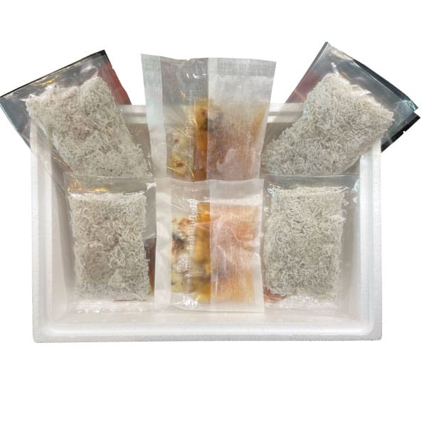 愛媛 中辰 ご飯の友セット 釜あげしらす丼セット(1食分)×4、鯛めしの素(2合用)×2【お届け期間:11月11日〜1月10日】【旬鮮便】【NN】　商品画像3