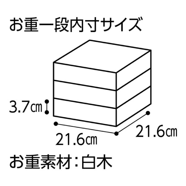 和(京都 うお寿)・洋(北海道 アンサンブル)・中華(京都 東東来) うお寿&アンサンブル&東東来 和・洋・中華 コラボおせち三段重【4人前・61品目】【イオンのおせち】 商品画像4