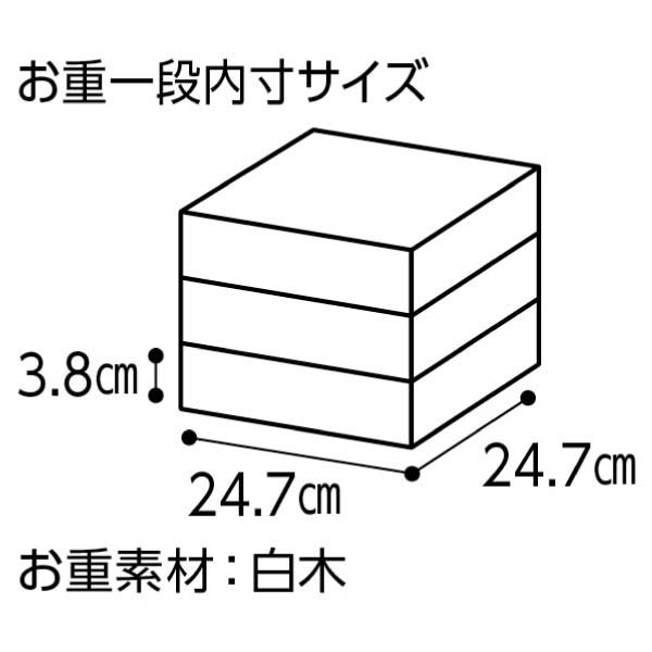 京都料亭 うお寿・藤かわ・みのり 京都料亭コラボおせち三段重【4〜5人前・64品目】【イオンのおせち】　商品画像4