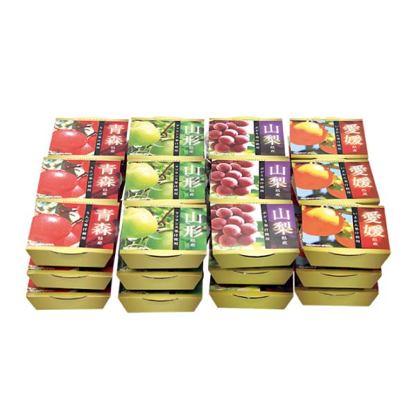 国産果汁使用 産地ゼリー詰合せ【夏の贈りもの・お中元】　商品画像4