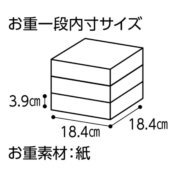 芝濱膳 和洋中おせち三段重「五萬福」(ごまんぷく)【3〜4人前・56品目】【イオンのおせち】　商品画像4