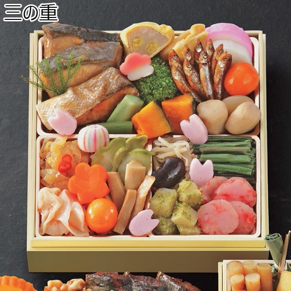 金澤 ぜにや 和風三段重 「春麗」 【3〜4人前・62品目】【イオンのおせち】　商品画像4