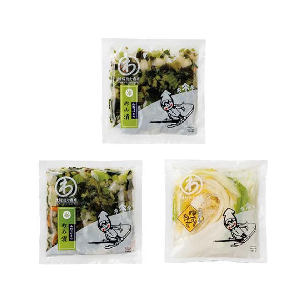 渡辺近七商店 山形の新そばと漬物【冬の贈りもの・お歳暮】[WTS-3]　商品画像4