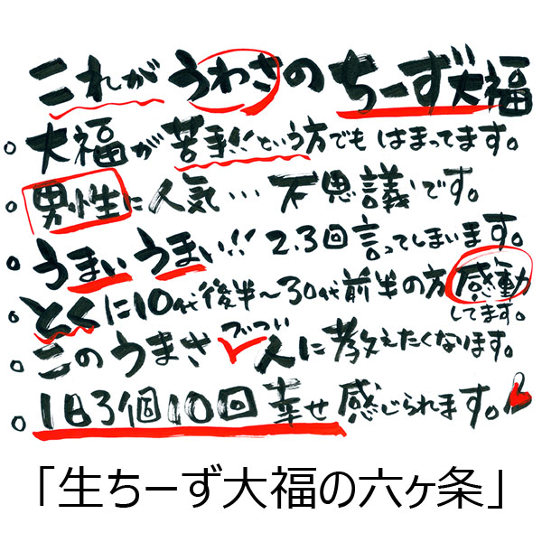 埼玉県 沢田本店「沢田本店さんのちーず大福(3種)セット」ちーず大福(プレーン10個：ブルーベリー5個：いちご5個)【お届け期間：2024/11/10〜2024/12/28】【ふるさとの味・北関東】　商品画像4