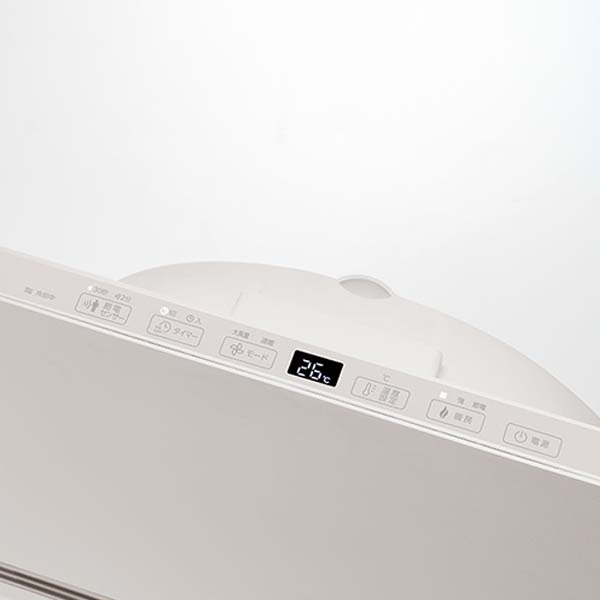 節電/室温センサー付大風量パネルセラミックヒーター スマートスリムヒート ワイド ホワイト [CH-T2497WH]【雑貨】　商品画像4