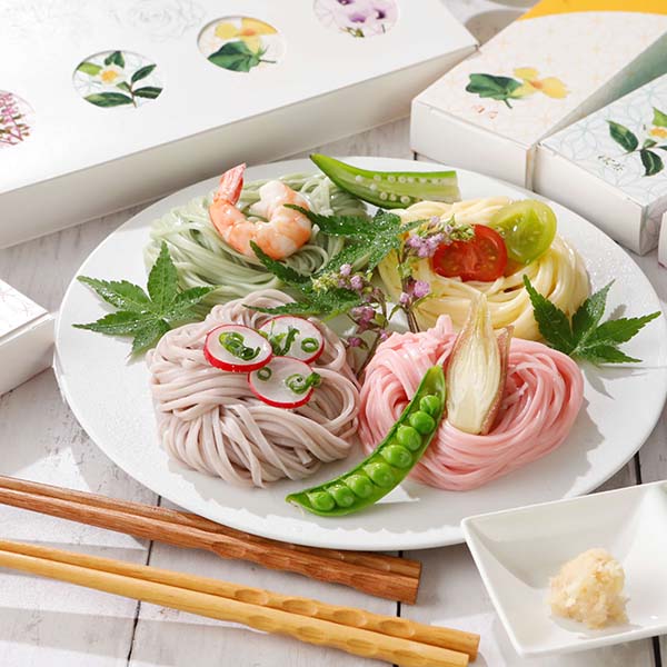 無限堂 稲庭うどん 四色の華麺セット【東北フェア】 商品画像4