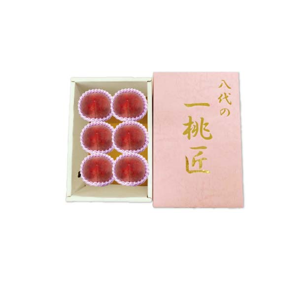 山梨県産 JAふえふき八代支所 もも(一桃匠)(1.5kg・6玉)【お届け期間:7