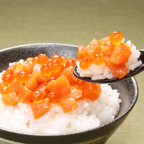 丸あ野尻正武商店 北海道産 鮭といくらの親子漬 180g×2【敬老の日】 商品画像4