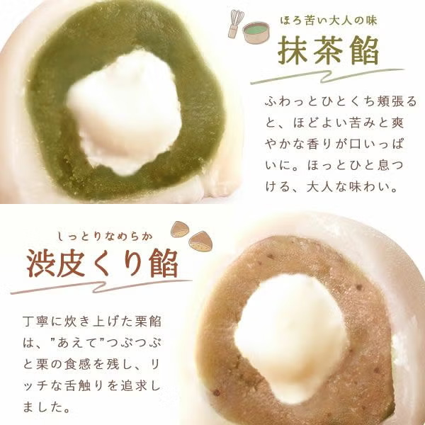 おいもや 大福食べ比べアソート6個【秋のうまいもの市】　商品画像4