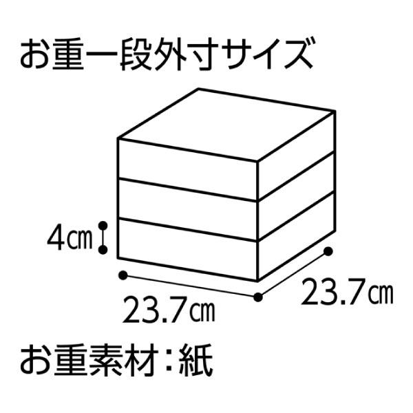 島の人 北海道海鮮和風おせち三段重「あつもり」【4人前・48品目】【イオンのおせち】 商品画像5