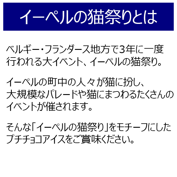 イーペルの猫祭り ベルギーチョコレートグラシエ(アイス職人)【限定300点】[AH-BG]【ブラックフライデー】　商品画像5