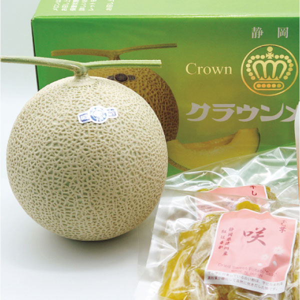 静岡県産 クラウンメロン＆ほし芋 【母の日】　商品画像5