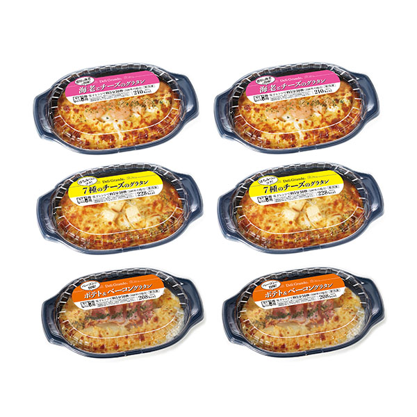 グラタン3種セット（海老とチーズ、7種のチーズ、ポテト＆ベーコン）×各2（L6531）【サクワ】　商品画像5