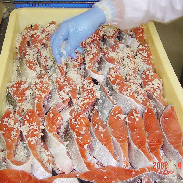 北海道産 秋鮭さざなみ漬 4切×2【おいしいお取り寄せ】　商品画像5