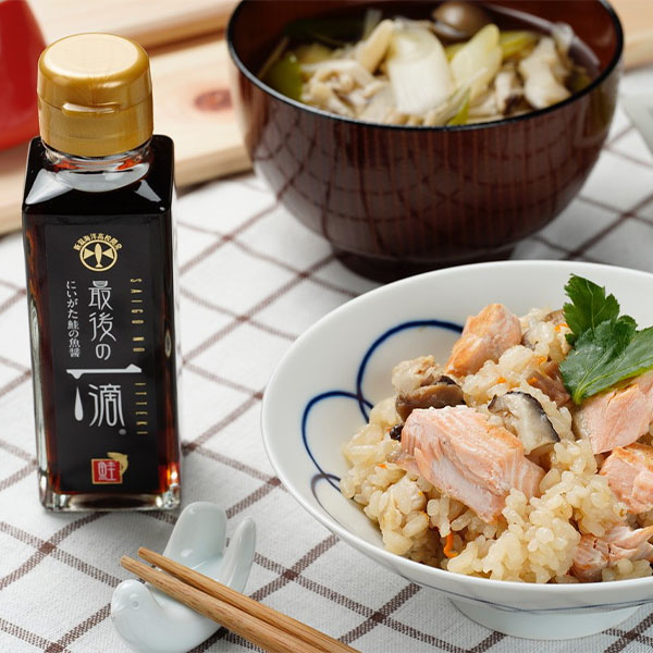 新潟 能水商店 にいがた特選魚醤5本セット(最後の一滴premium、最後の一滴、最後の一滴甘口、甘えび醤油、のどぐろ醤油　各1本)【夏の贈りもの・お中元】【KN】　商品画像5