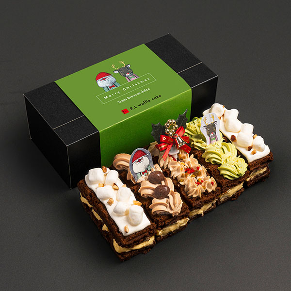 R.L waffle cake Xmasブラウニードルチェ 5個入【イオンのクリスマス】　商品画像5