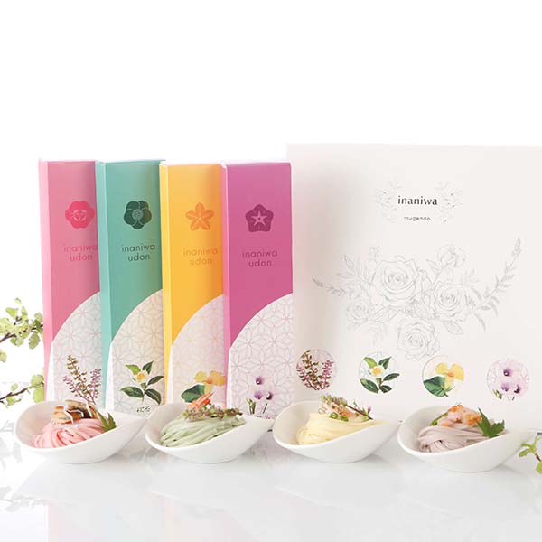 無限堂 稲庭うどん 四色の華麺セット【東北フェア】 商品画像5