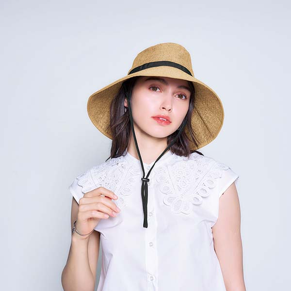 Sun Block LAB BEAUTY ツバ広ハイクハット ナチュラル【雑貨】 商品画像5