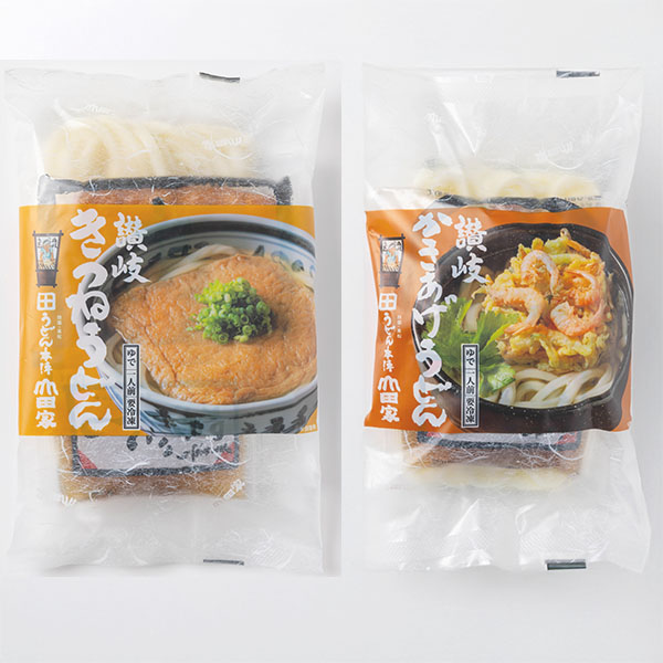 山田家 讃岐うどん2種セット(きつね・かきあげ)各2 (L8226)【サクワ】　商品画像5