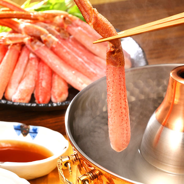 北海道えりも産 不揃い生おおずわいがに(お刺身しゃぶしゃぶ用)500g×2【GW】　商品画像5