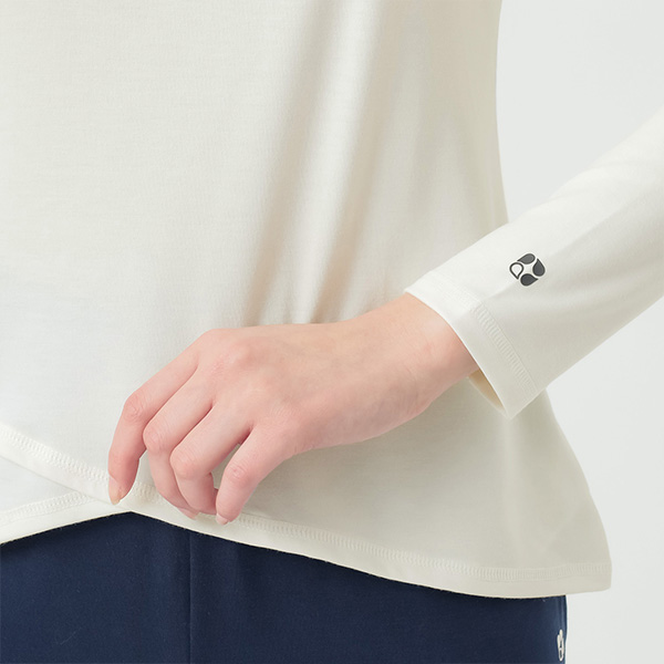 リカバリーサポートウェア ルームウェア レーヨンニット 無地 上下セット(サイズM)【限定10点】【母の日・ソーシャル対応可】　商品画像5