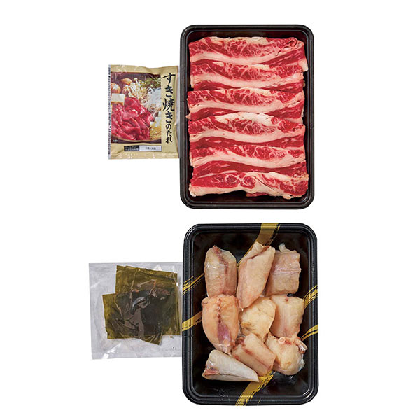 国産 牛バラすき焼き鍋/国産 ふぐ鍋【お届け期間：12月5日〜12月15日】【ブラックフライデー】　商品画像5