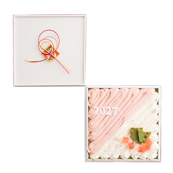 シェアするケーキ 抹茶とストロベリー【2〜3人前】【イオンのおせち】　商品画像6