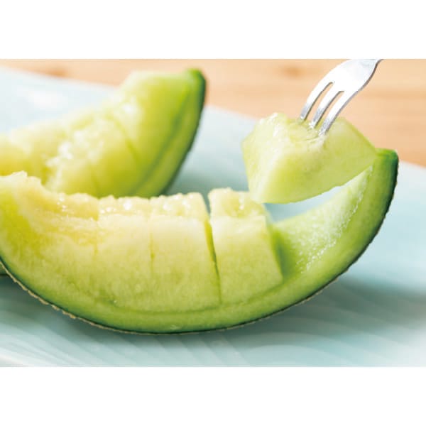 茨城県産(JA茨城旭村) オトメメロン(3Lサイズ4個)【お届け期間:4月27日〜5月17日】【KN】　商品画像6