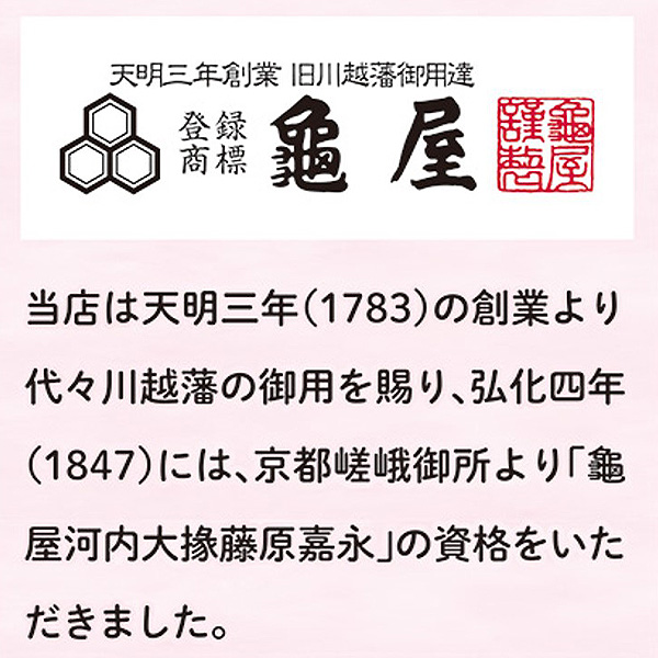 埼玉県 龜屋 龜屋の和菓子 18個入【お届け期間：2024/11/10〜2024/12/28】【ふるさとの味・北関東】　商品画像6