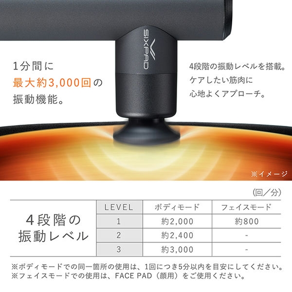 MTG SIXPAD Power Gun Pocket ブラック(R4677)【雑貨】　商品画像5